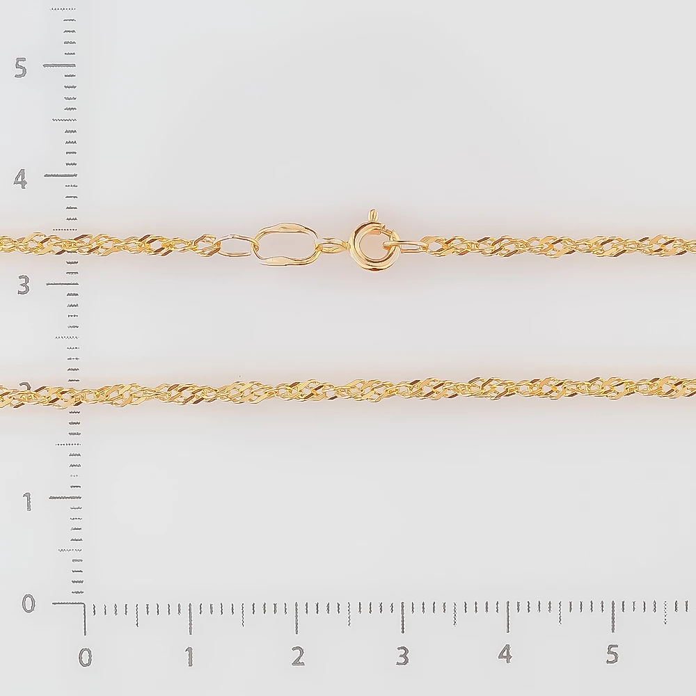 Цепь из красного золота 585 пробы