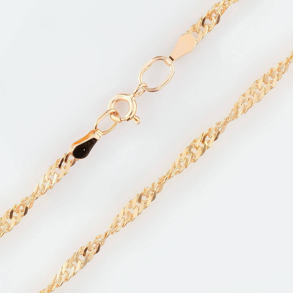 Цепь из красного золота 585 пробы