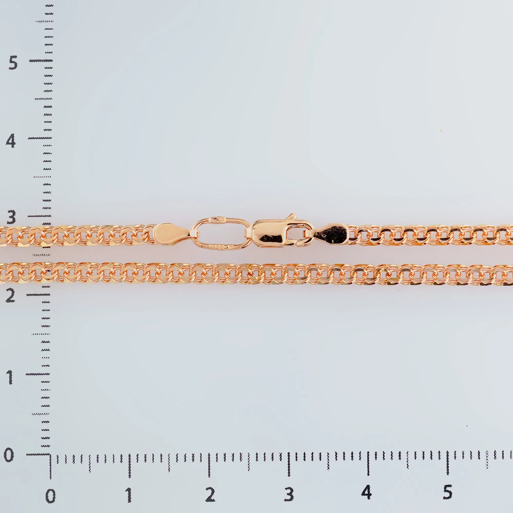 Цепь из красного золота 585 пробы