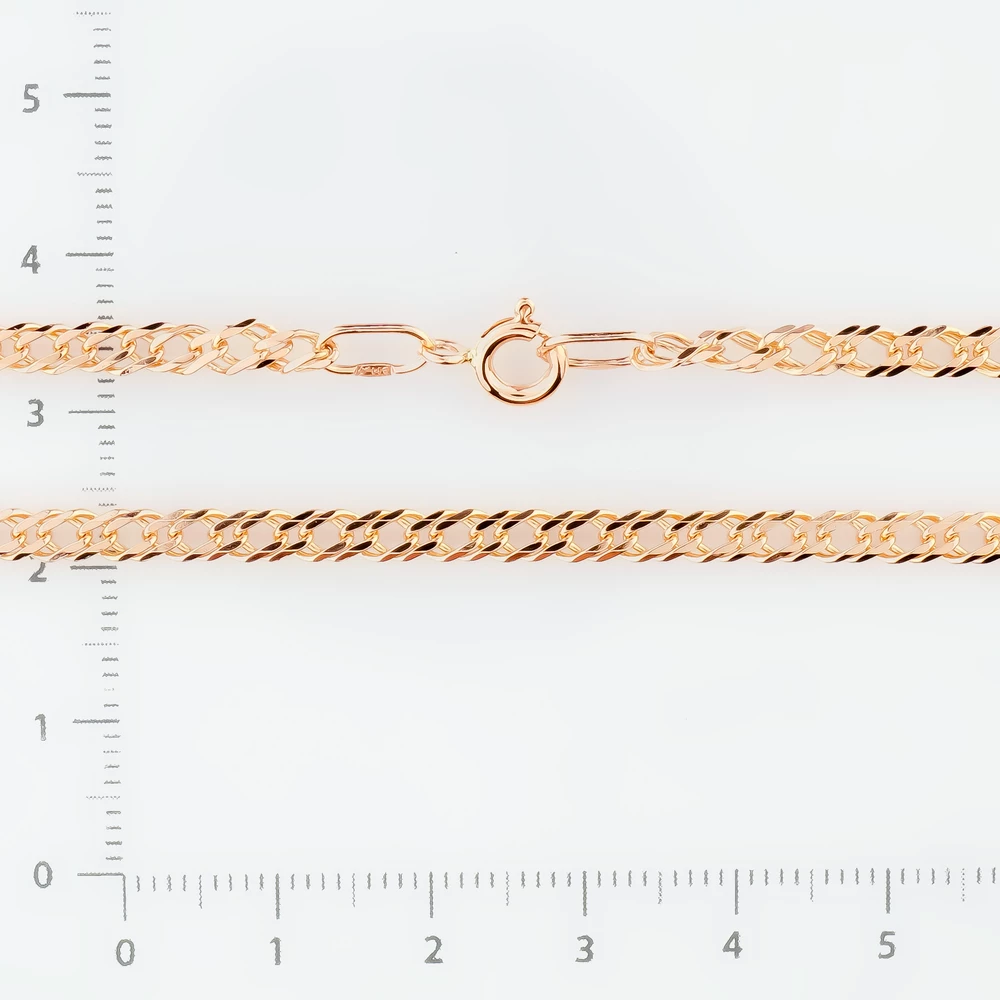 Цепь из красного золота 585 пробы