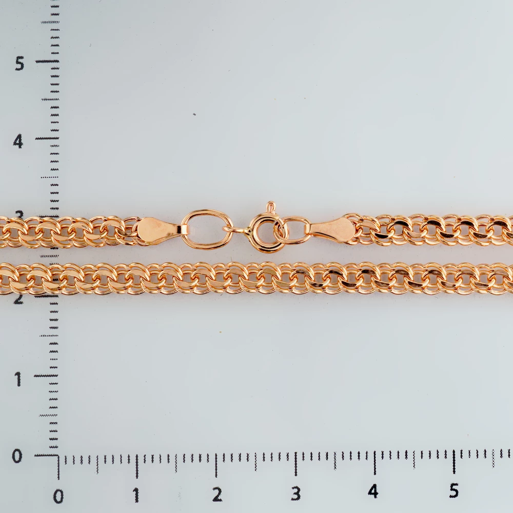 Цепь из красного золота 585 пробы