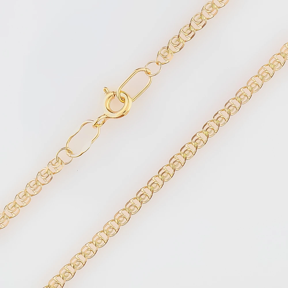 Цепь из красного золота 585 пробы