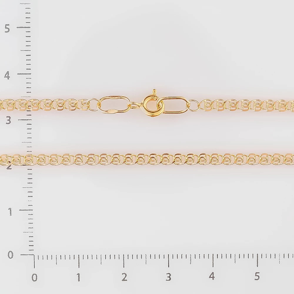 Цепь из красного золота 585 пробы