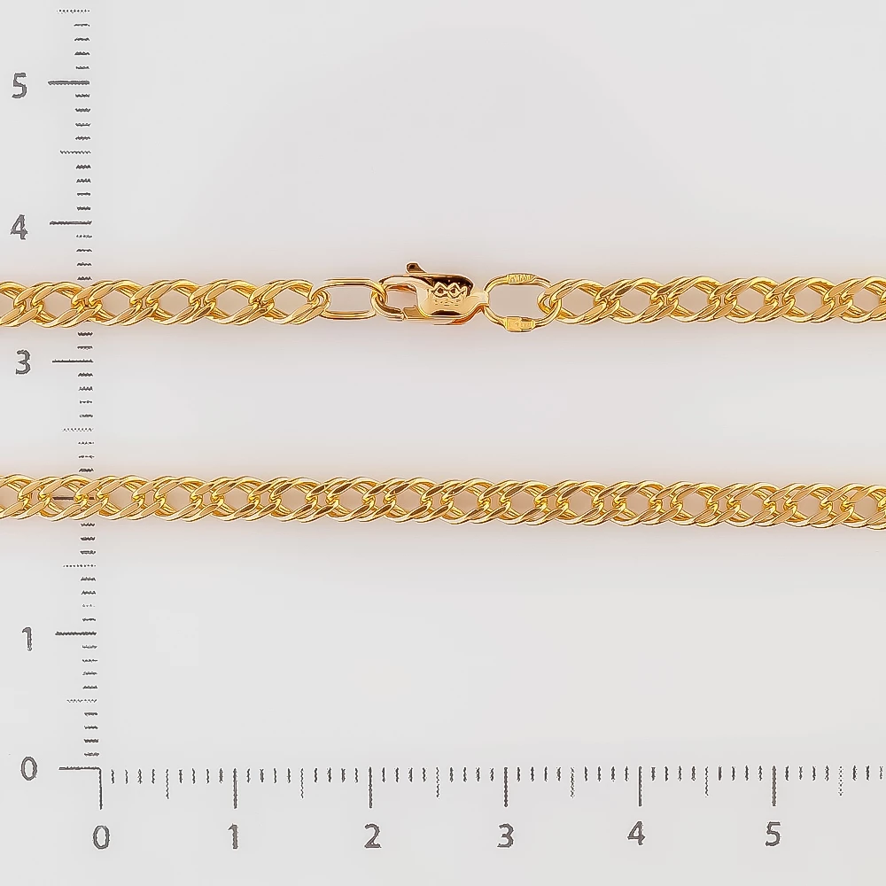 Цепь из красного золота 585 пробы