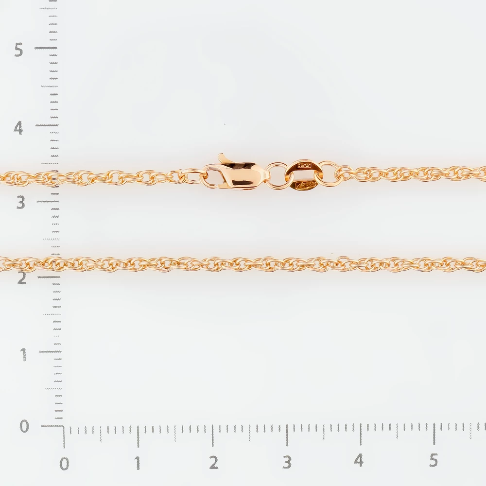 Цепь из красного золота 585 пробы