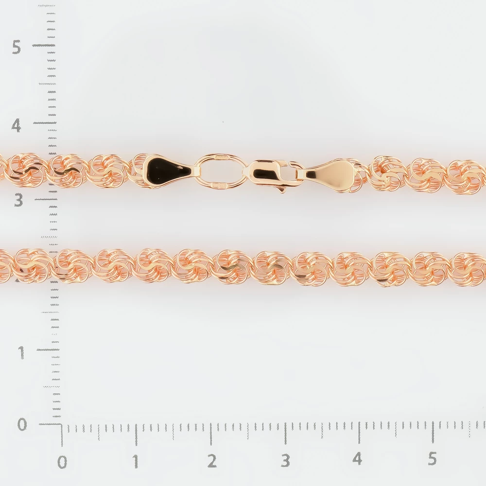 Цепь из красного золота 585 пробы