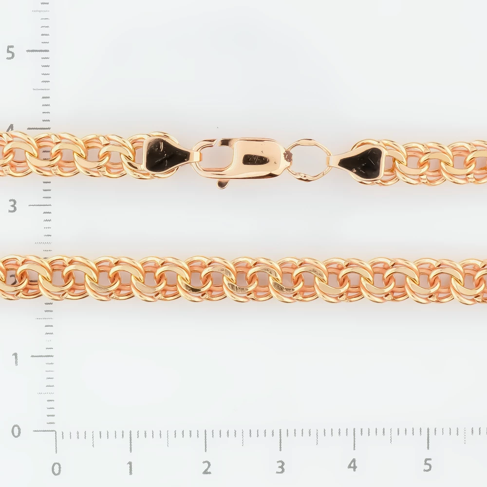 Цепь из красного золота 585 пробы