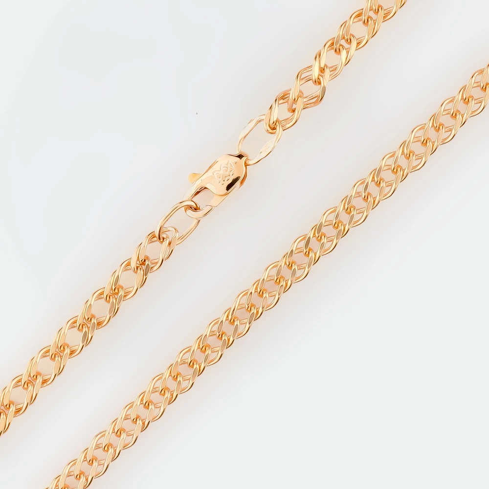 Цепь из красного золота 585 пробы