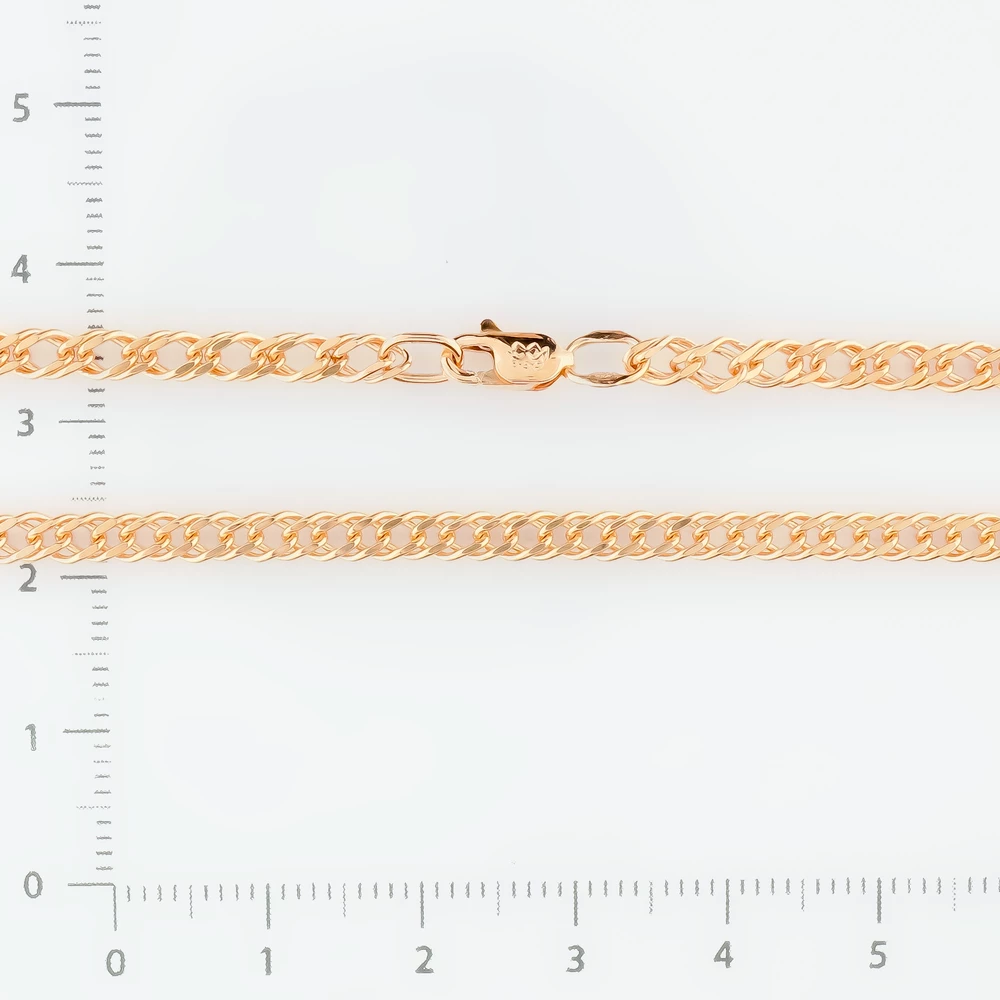 Цепь из красного золота 585 пробы