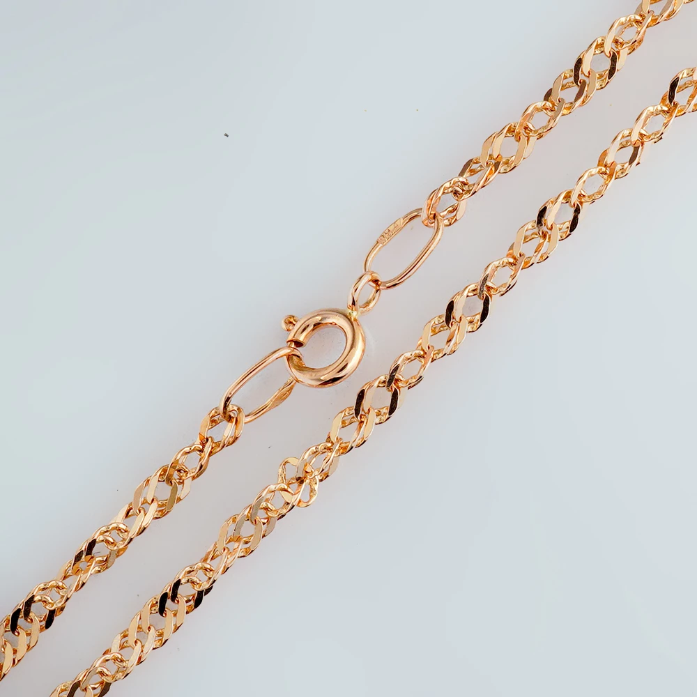 Цепь из красного золота 585 пробы