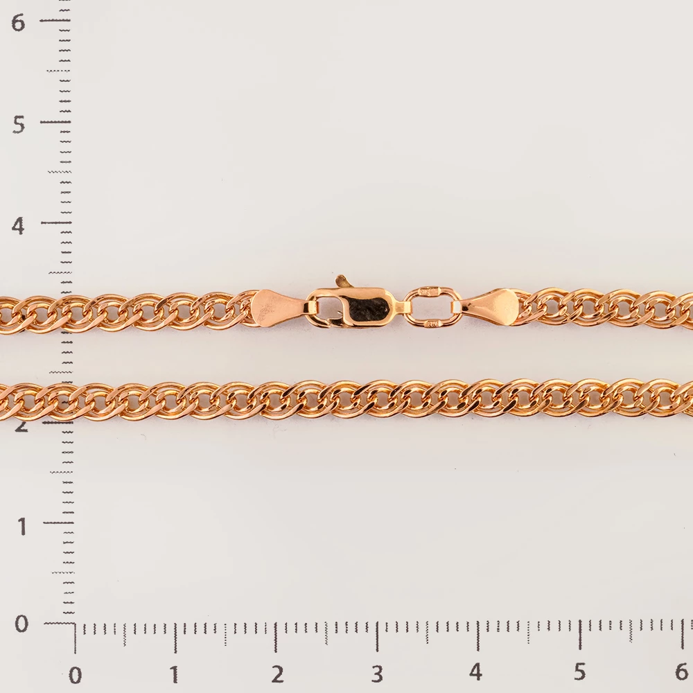 Цепь из красного золота 585 пробы