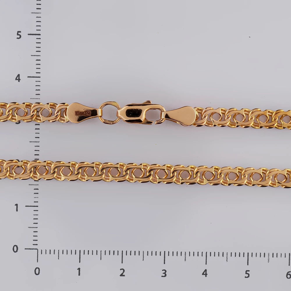 Цепь из красного золота 585 пробы