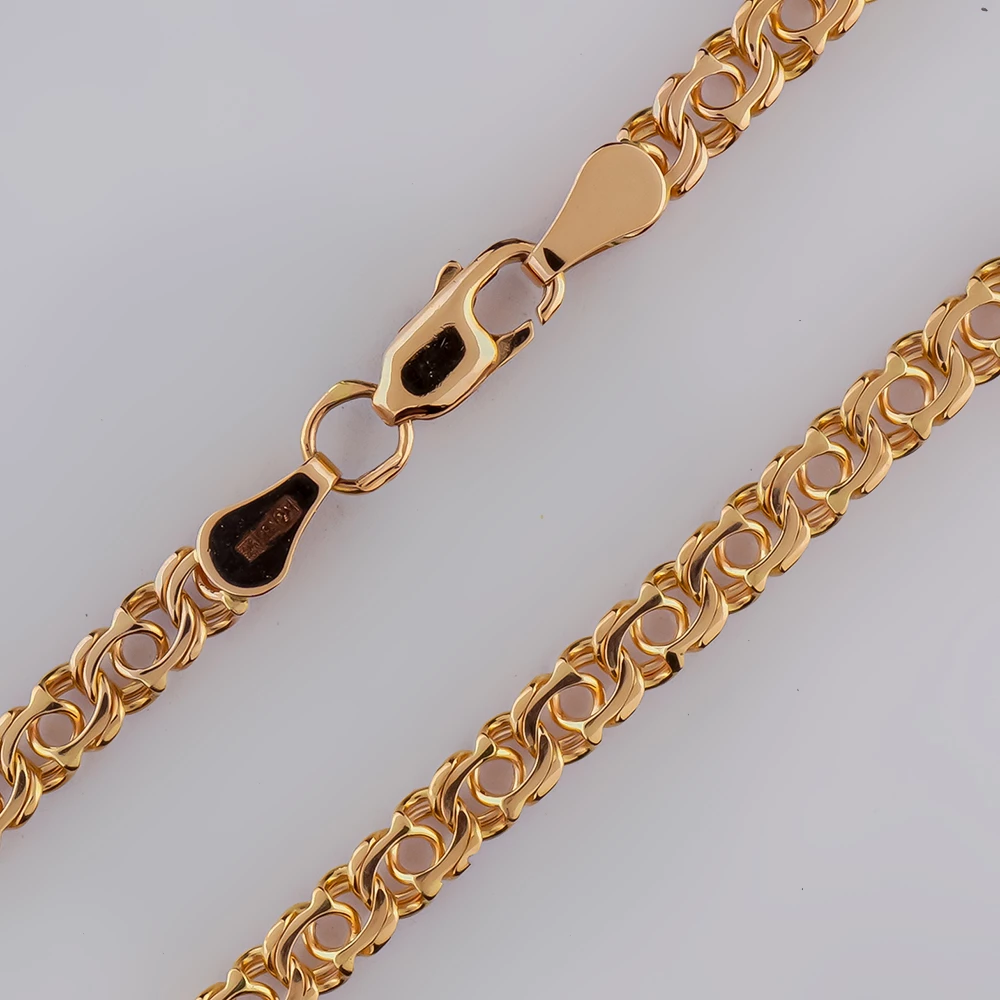 Цепь из красного золота 585 пробы