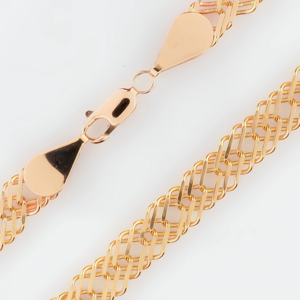 Цепь из красного золота 585 пробы