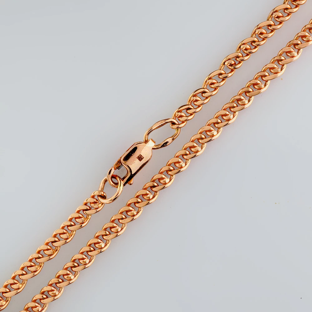 Цепь из красного золота 585 пробы