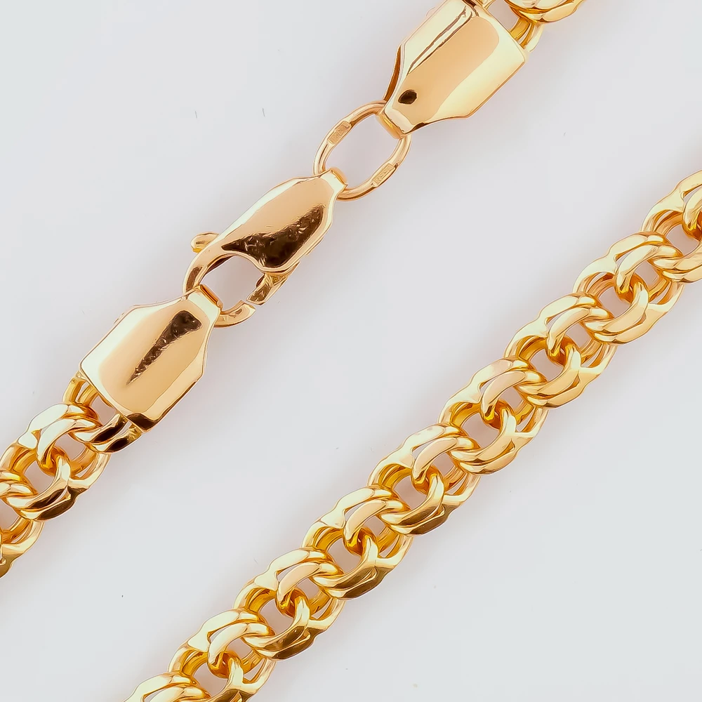 Цепь из красного золота 585 пробы