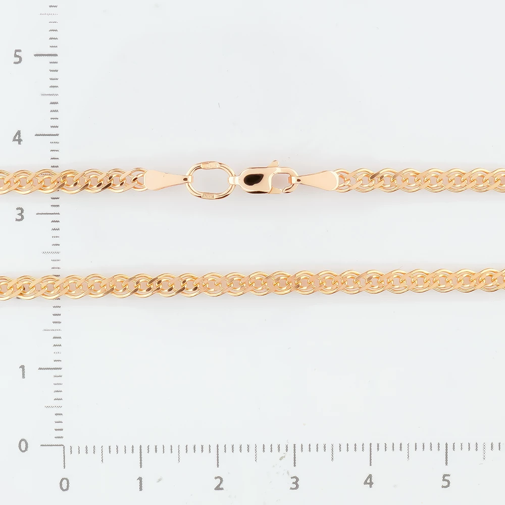 Цепь из красного золота 585 пробы