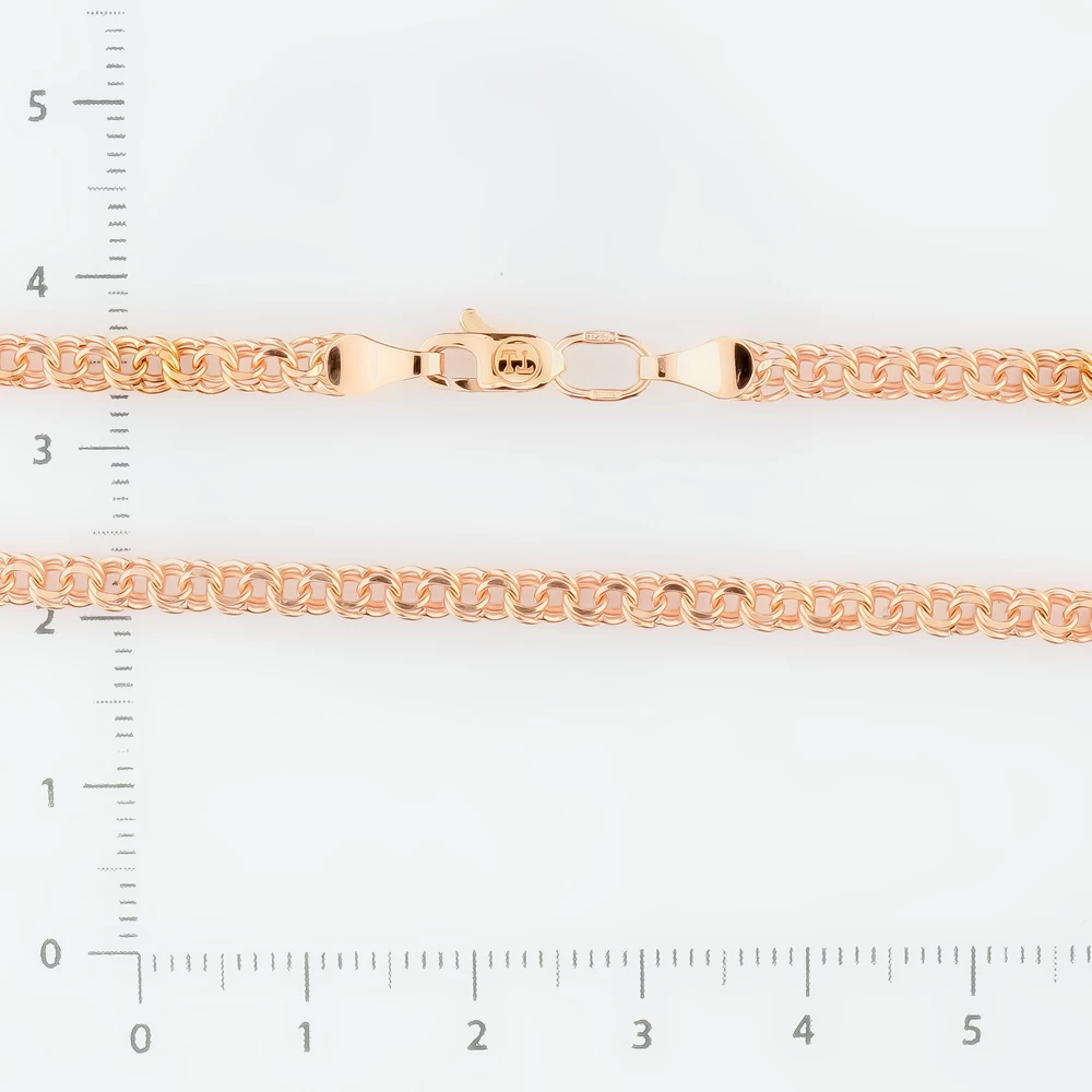 Цепь из красного золота 585 пробы