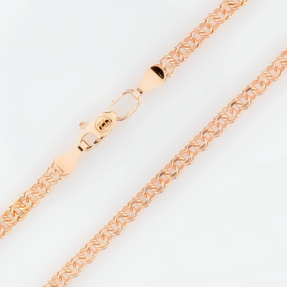 Цепь из красного золота 585 пробы