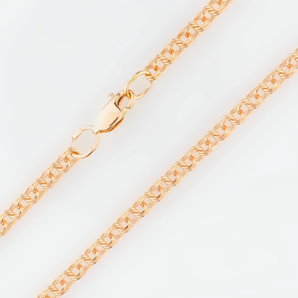 Цепь из красного золота 585 пробы