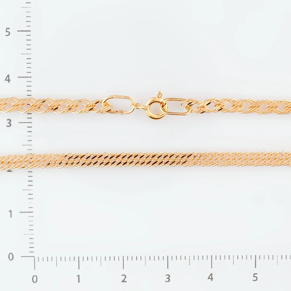 Цепь из красного золота 585 пробы