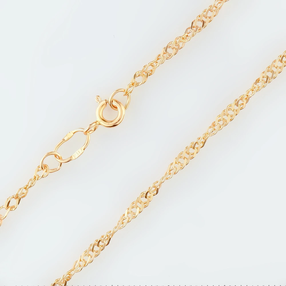 Цепь из красного золота 585 пробы