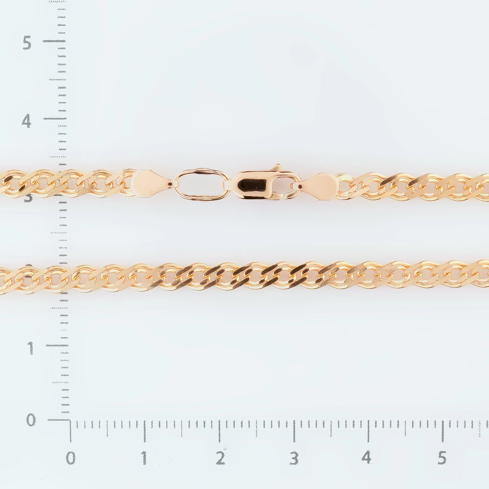 Цепь из красного золота 585 пробы