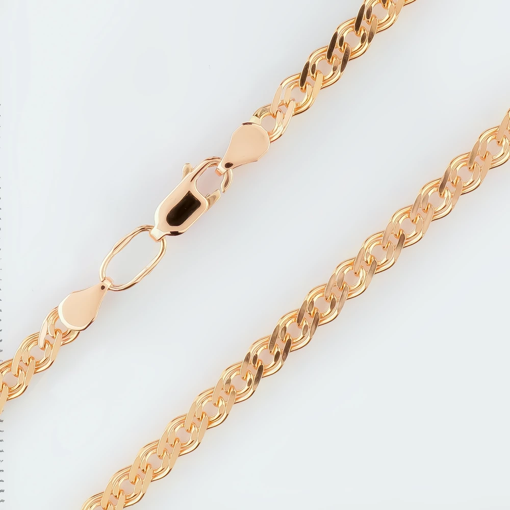 Цепь из красного золота 585 пробы