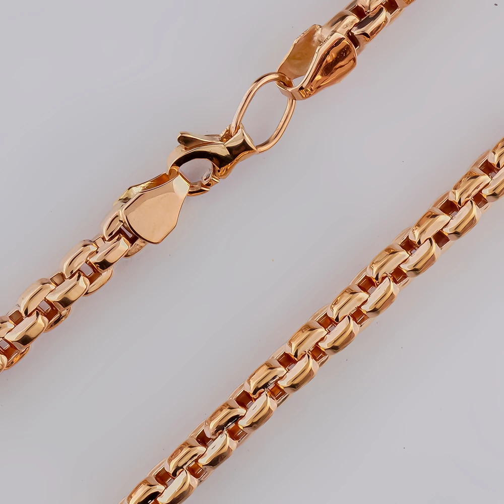 Цепь из красного золота 585 пробы