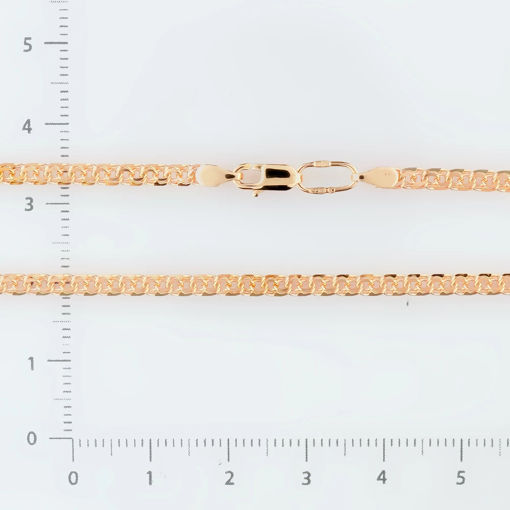 Цепь из красного золота 585 пробы