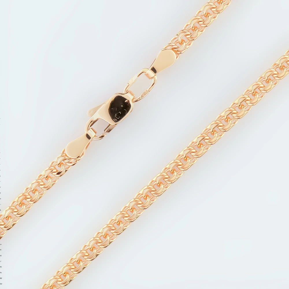 Цепь из красного золота 585 пробы