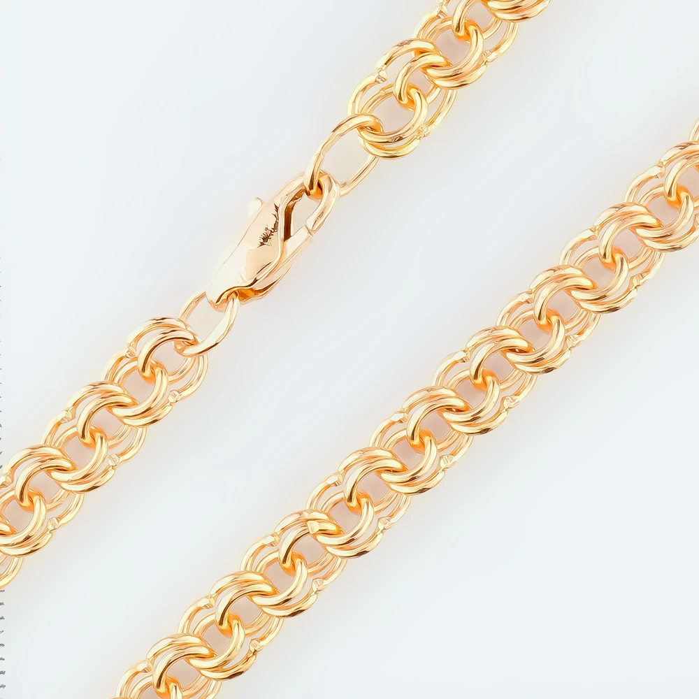 Цепь из красного золота 585 пробы