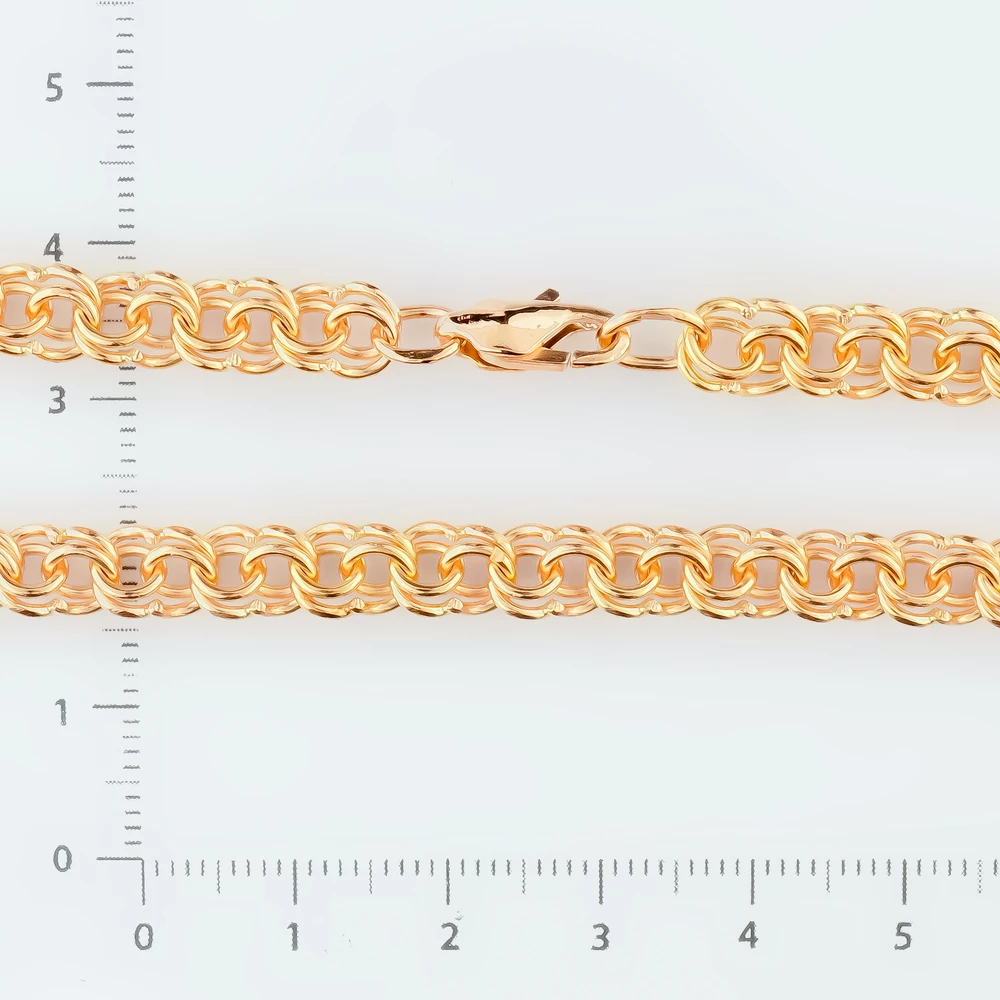 Цепь из красного золота 585 пробы