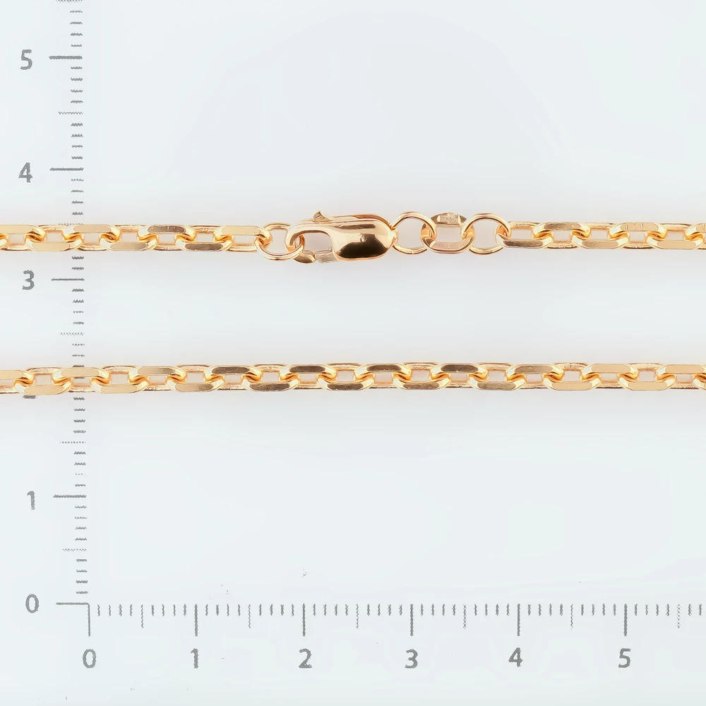 Цепь из красного золота 585 пробы