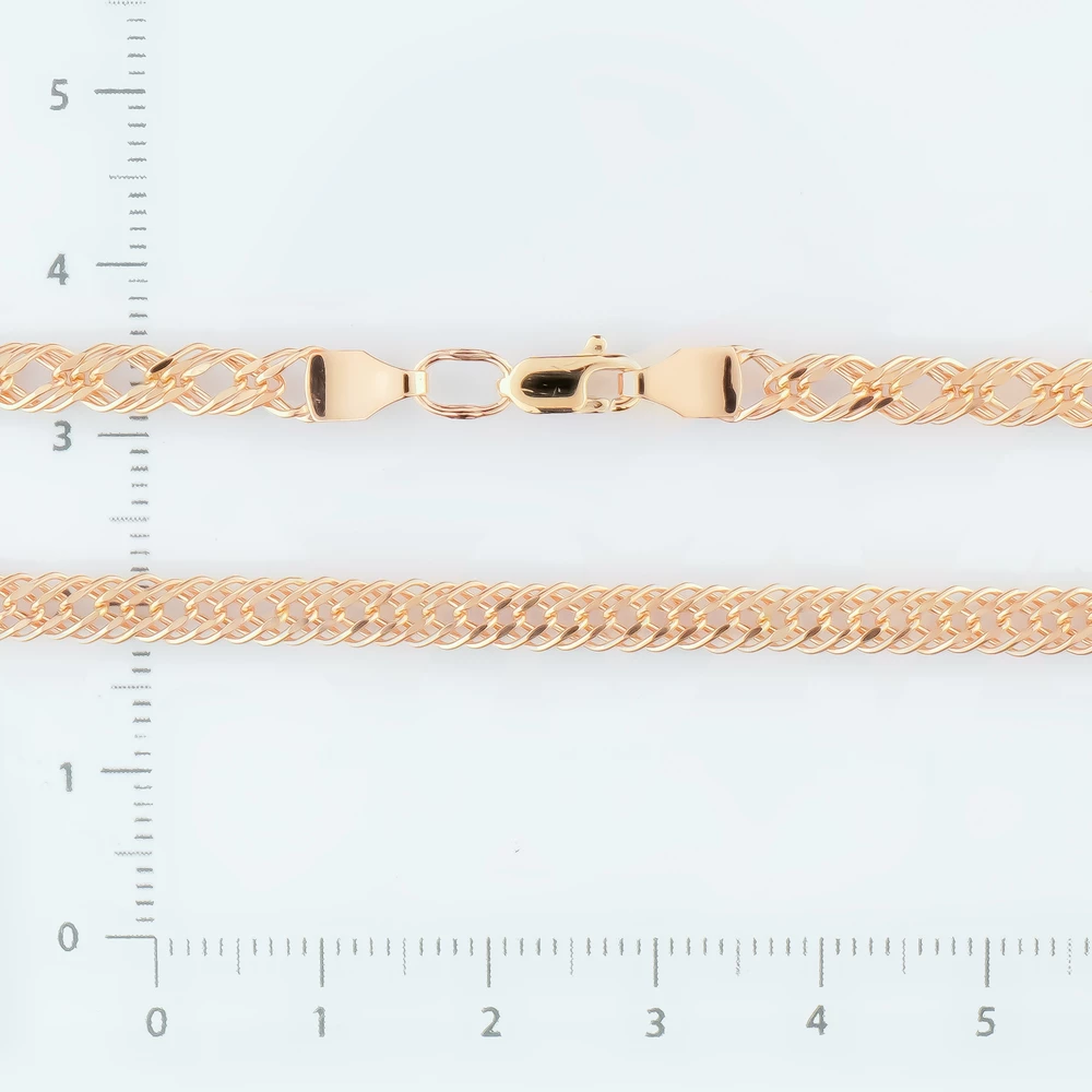 Цепь из красного золота 585 пробы