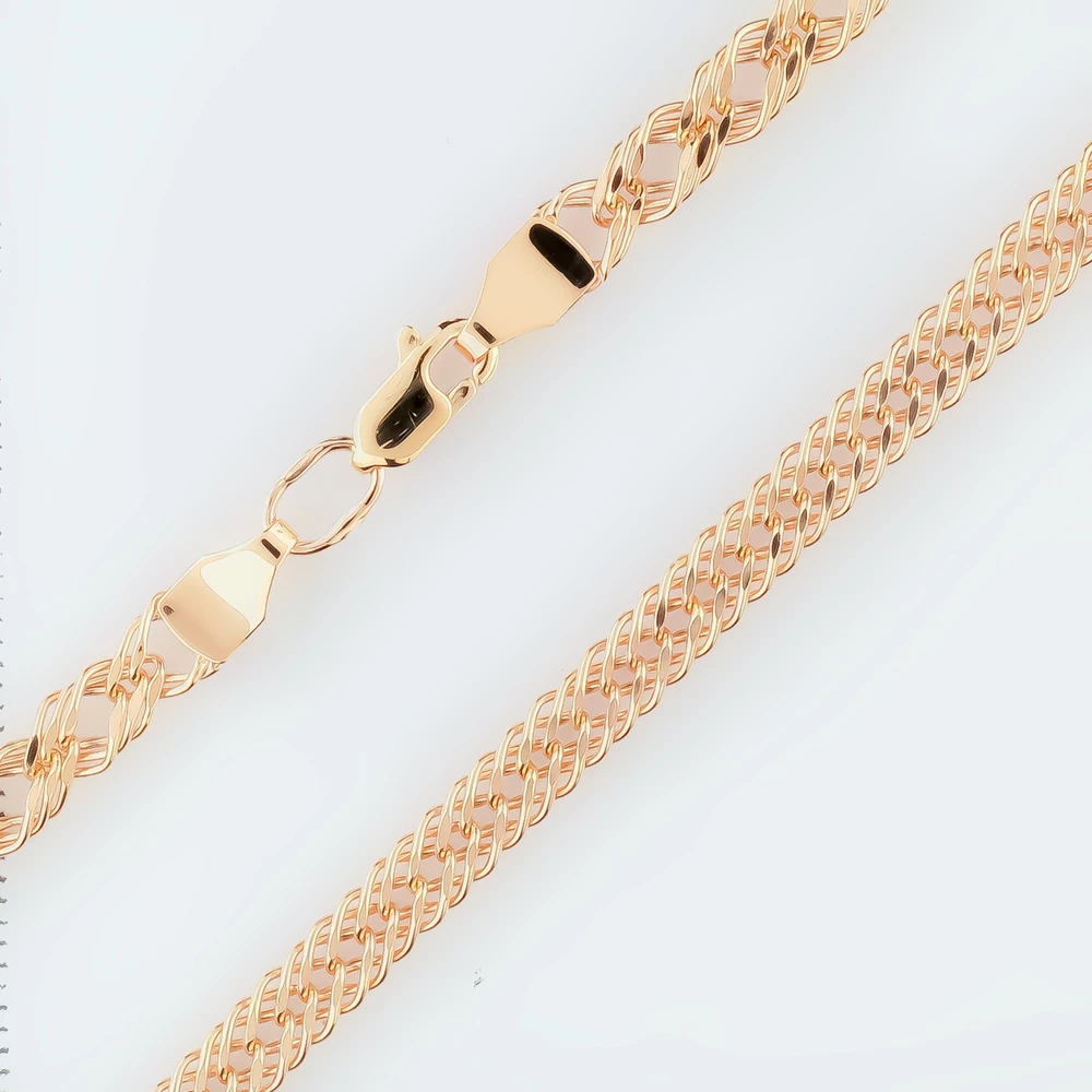 Цепь из красного золота 585 пробы