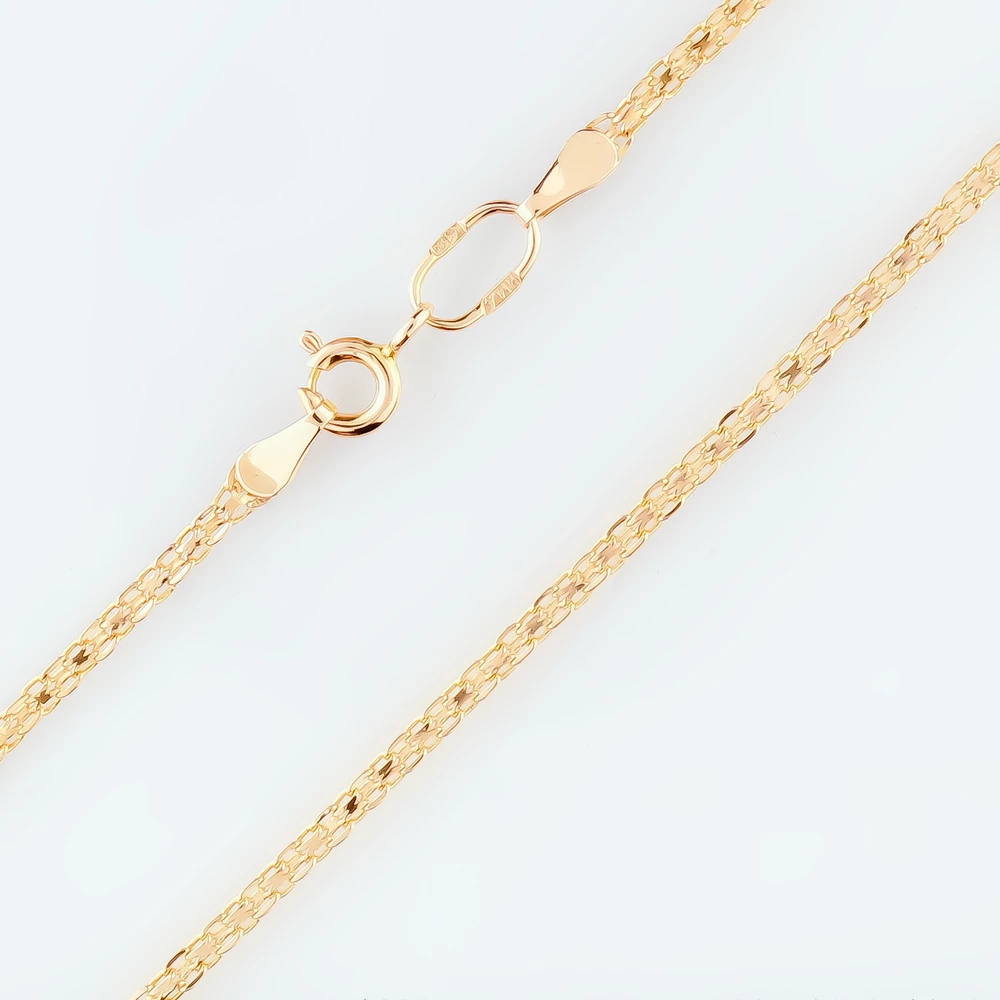 Цепь из красного золота 585 пробы