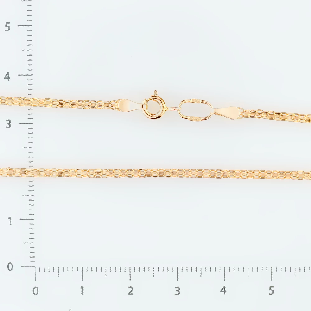 Цепь из красного золота 585 пробы