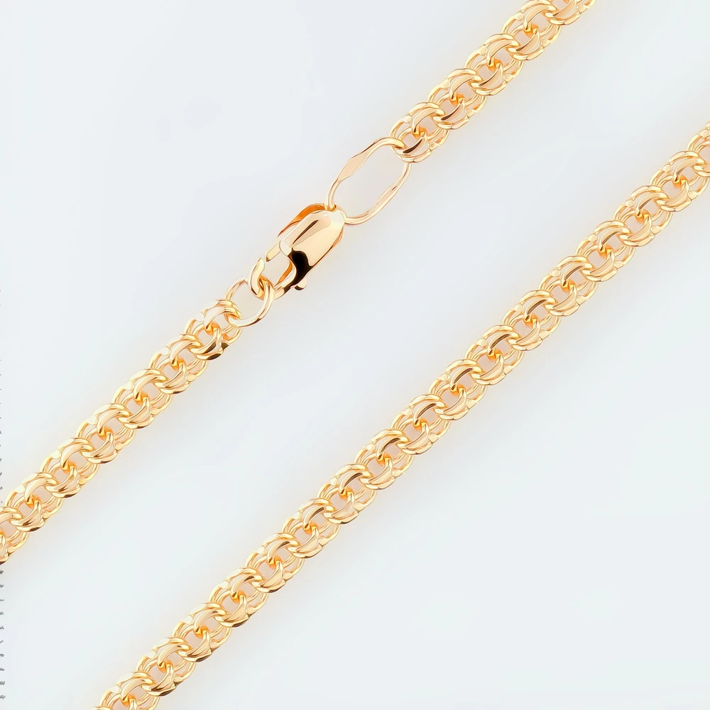 Цепь из красного золота 585 пробы