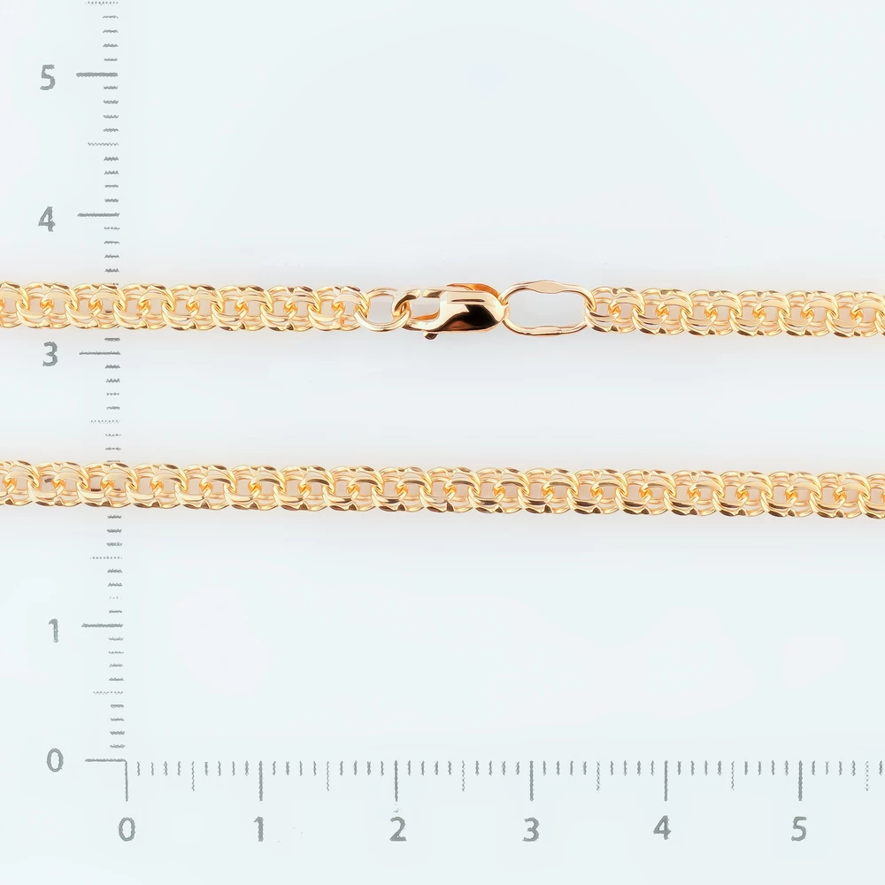 Цепь из красного золота 585 пробы