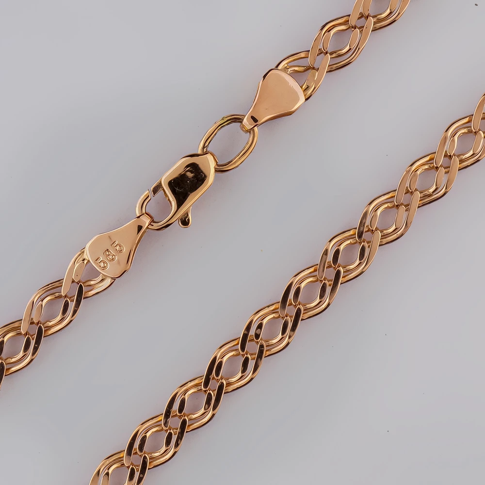 Цепь из красного золота 585 пробы