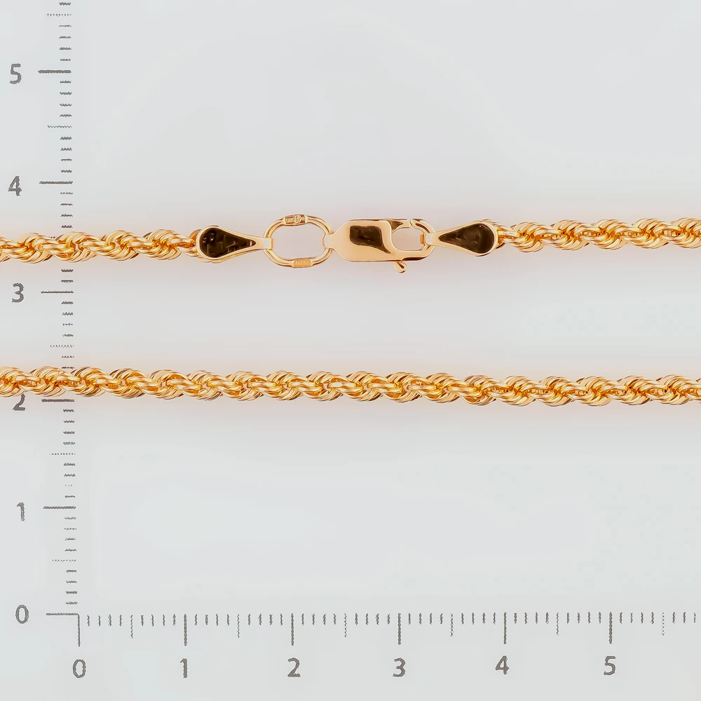 Цепь из красного золота 585 пробы