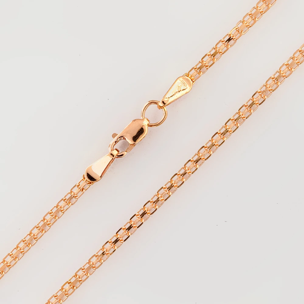 Цепь из красного золота 585 пробы