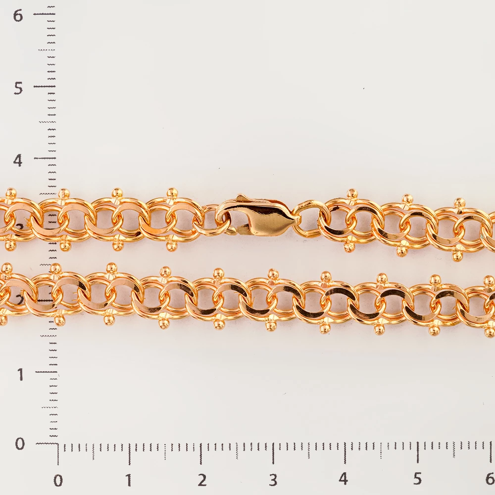 Цепь из красного золота 585 пробы