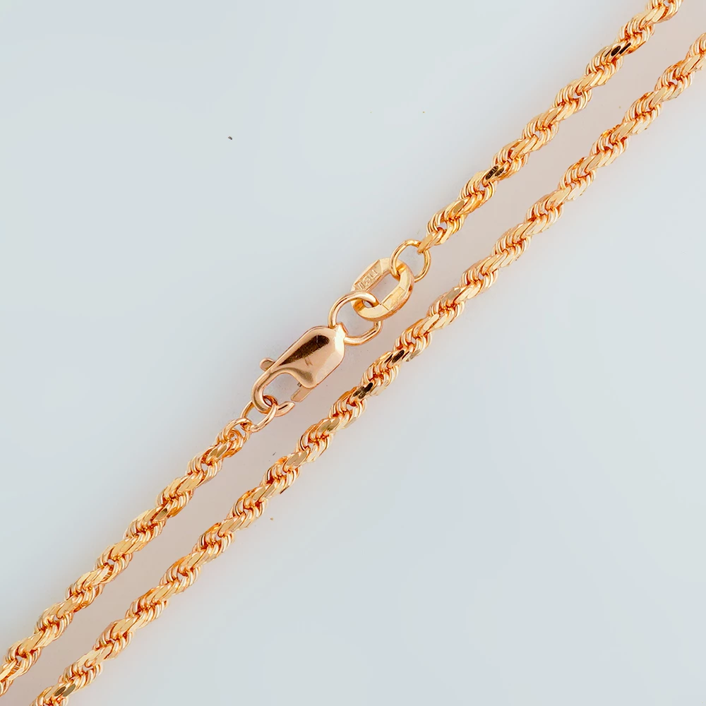 Цепь из красного золота 585 пробы