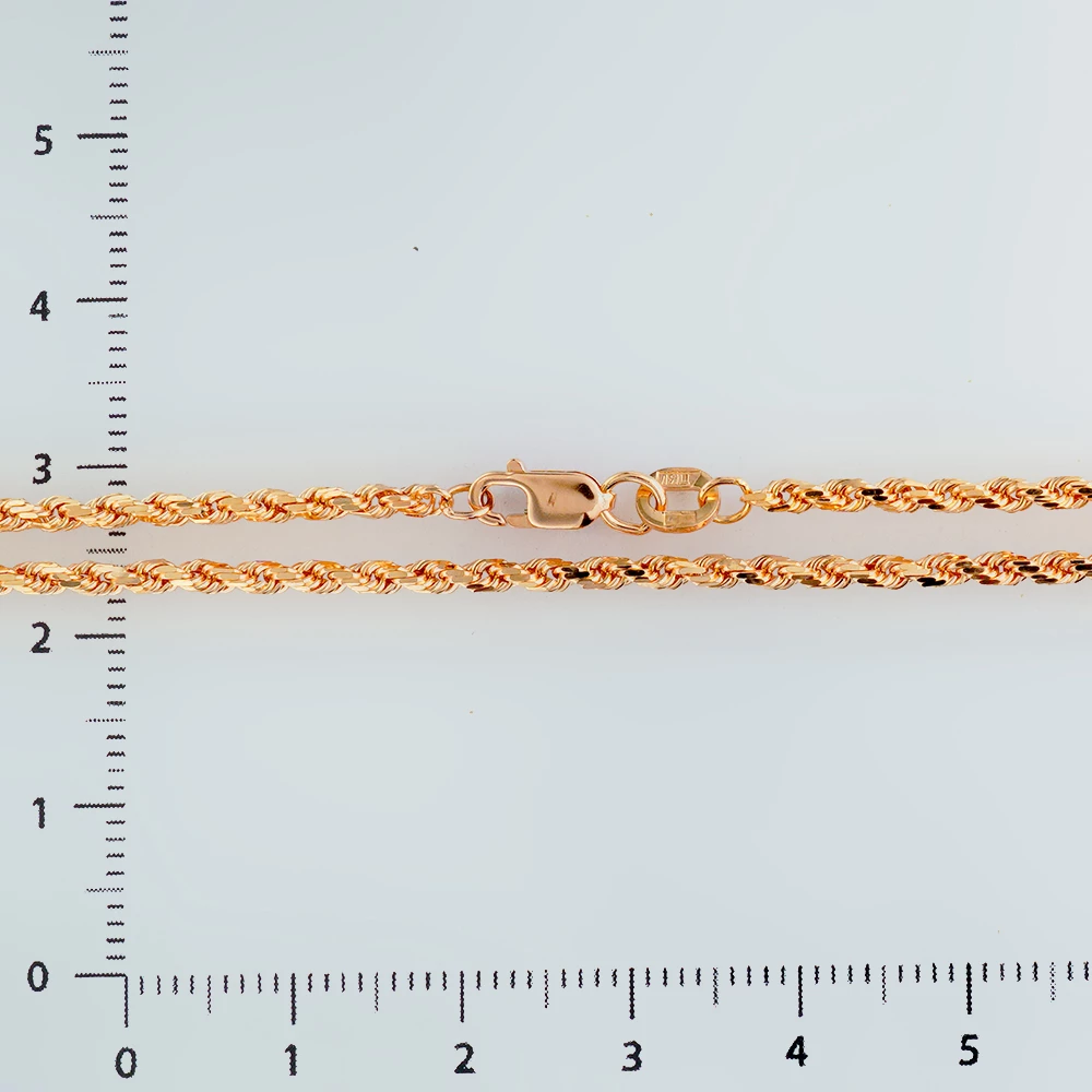Цепь из красного золота 585 пробы