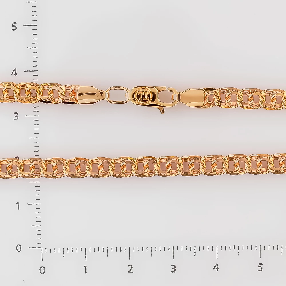 Цепь из красного золота 585 пробы