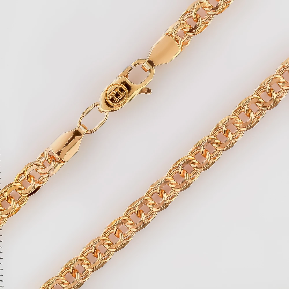 Цепь из красного золота 585 пробы