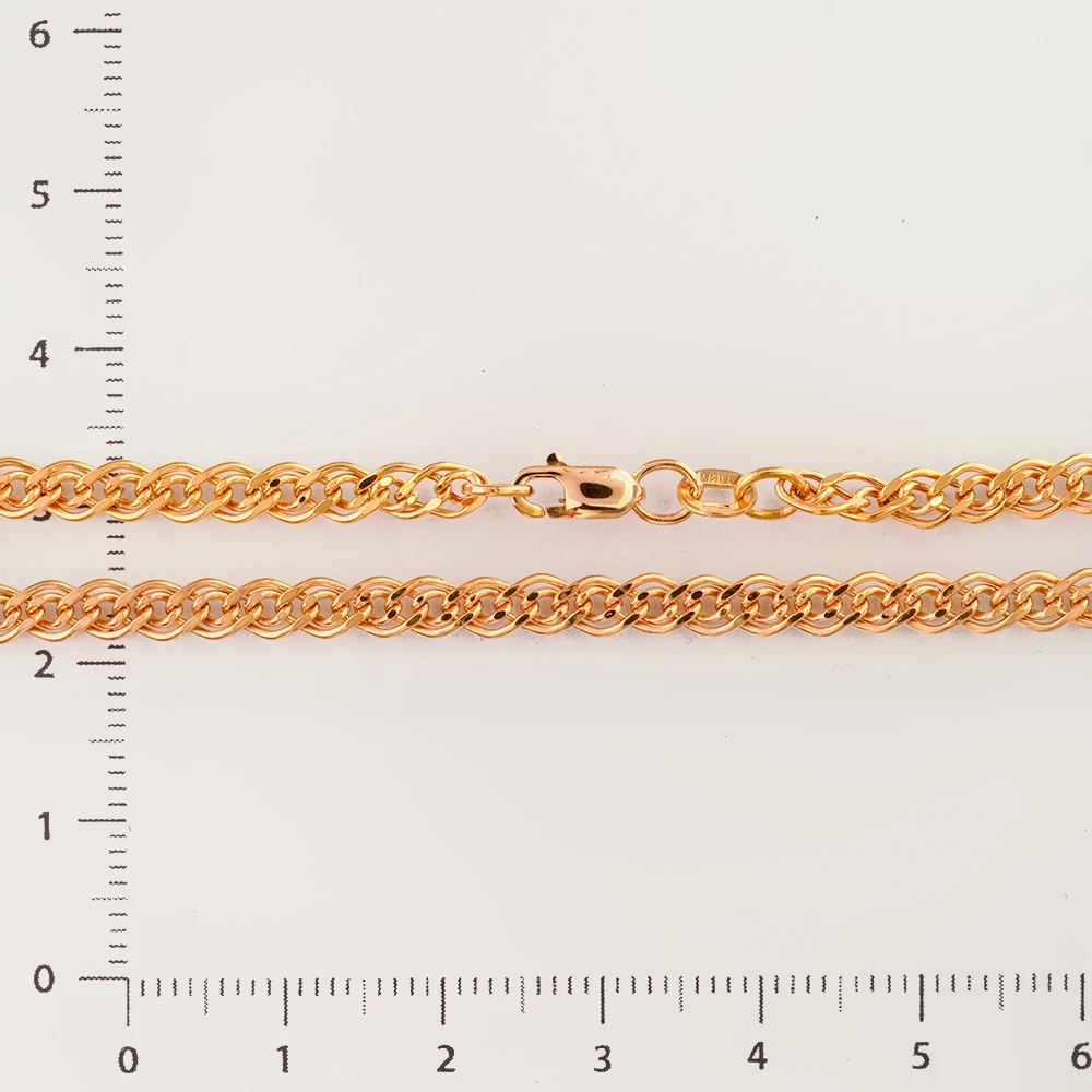 Цепь из красного золота 585 пробы