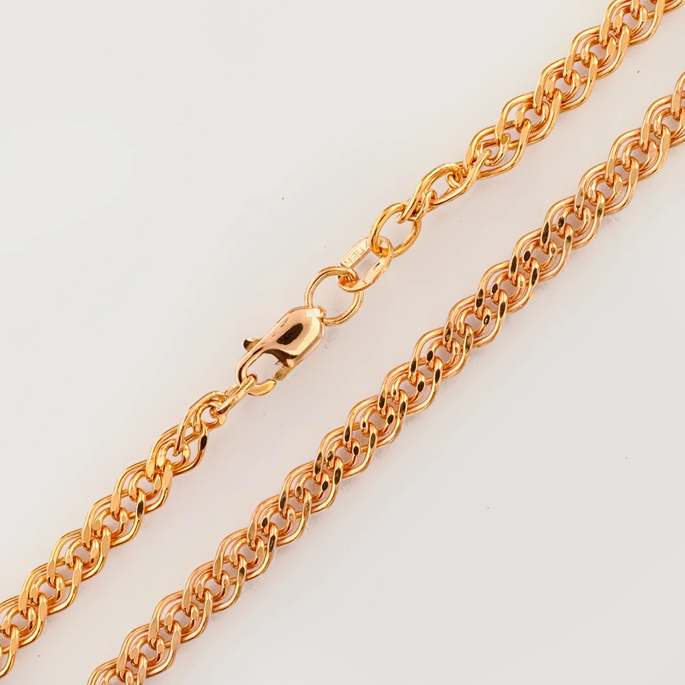 Цепь из красного золота 585 пробы